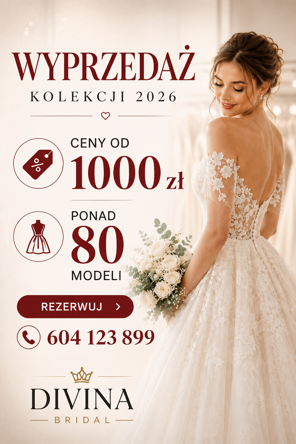 outlet suknia ślubna